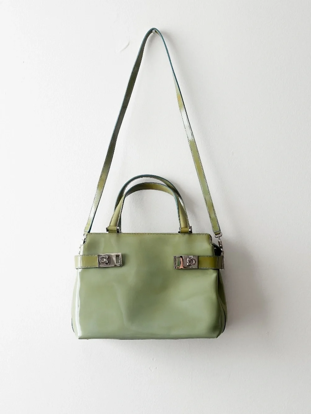 Salvatore Ferragamo Leather Top Handle Bag